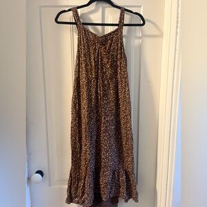 Abercrombie Kids Brown Floral Sleeveless Dress